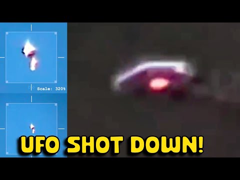 UFO SHOT DOWN by Terrified Russian Soldiers!!