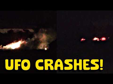 Flaming UFO Crash in New Jersey!