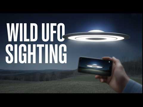 UFO Disappears the Moment it Notices the Camera!