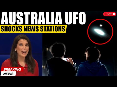 New UFO Footage in Australia SHOCKS Local News Stations!