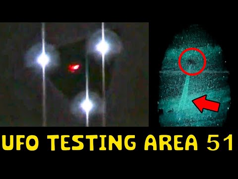 UFO TESTING at Area 51 CAUGHT ON CAMERA!