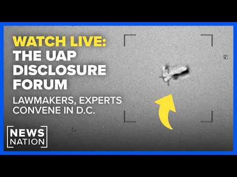 Watch live: UFO experts, lawmakers speak at Disclosure Forum