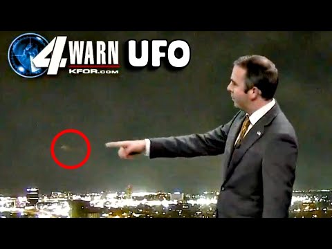 UFO Caught LIVE on the News!