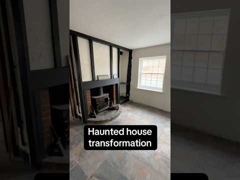 Before / After haunted house renovation 💛🏠👻