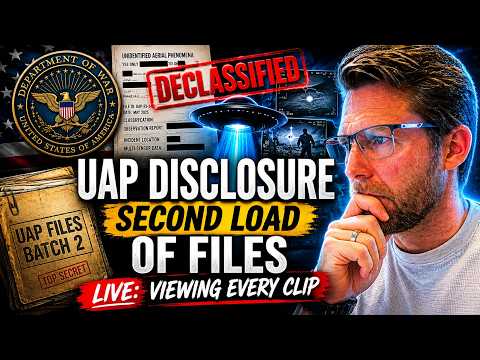 THE SECOND UAP FILE DROP IS HERE… LIVE REACTION