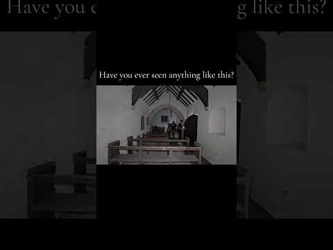 GHOST CAUGHT IN CAMERA INSIDE THIS HAUNTED CHURCH! #abandoned #horror #youtubeshorts