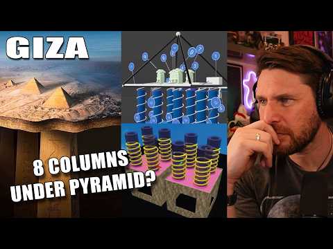 Scientist Expose Giza Pyramid With 8 Columns Buried Below