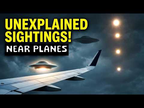 WILD UFO Sightings! UAP Flies NEAR PLANE!