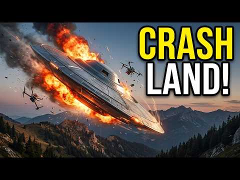 UFO CRASH LAND, SHOOT DRONES, and MORE!