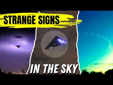 New UFO Sightings & Strange Messages in the SKY! 👀