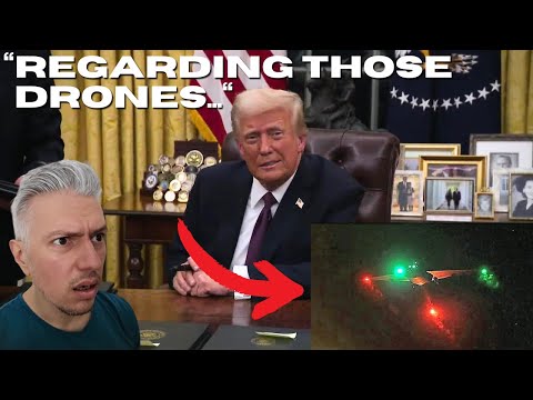Trump Stuns The Room About The New Jersey Drones.