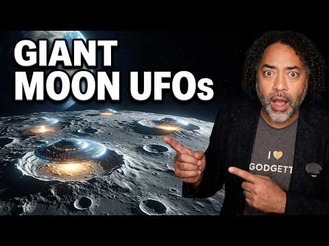 Scientist Find 20 GIANT UFOs ON THE MOON?! 4K