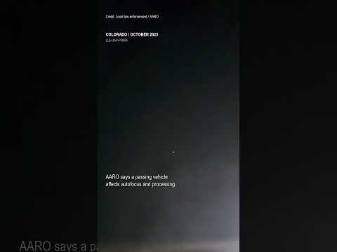 Colorado UFO Lights | Sixth Government UAP Release