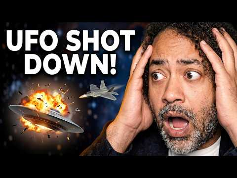 UFO SHOT DOWN by US Fighter Jet! EXPLODES! 4K