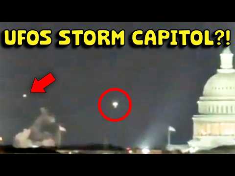 Drone UFOs CAUSE CHAOS Over the Capitol!