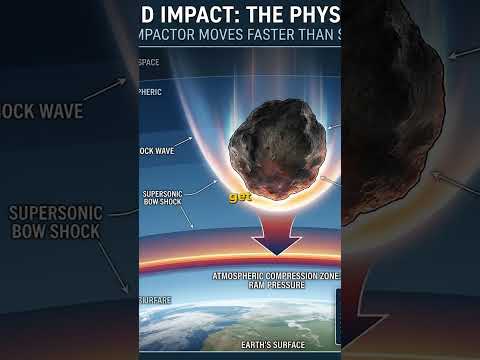 It Hits the Atmosphere at 20 Miles a Second