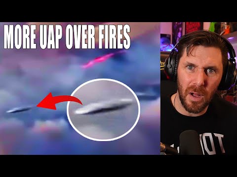 UAP Captured Live Flying Over California Wildfires