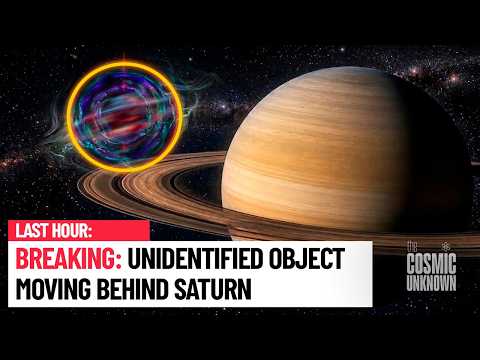 3 MINUTES AGO: James Webb & Vera Rubin Telescope Just Spotted Something Moving Behind Saturn!