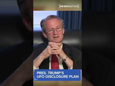 President Donald Trump's UFO disclosure plan